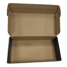 Black Glossy Corrugated Paper Box for Shipping